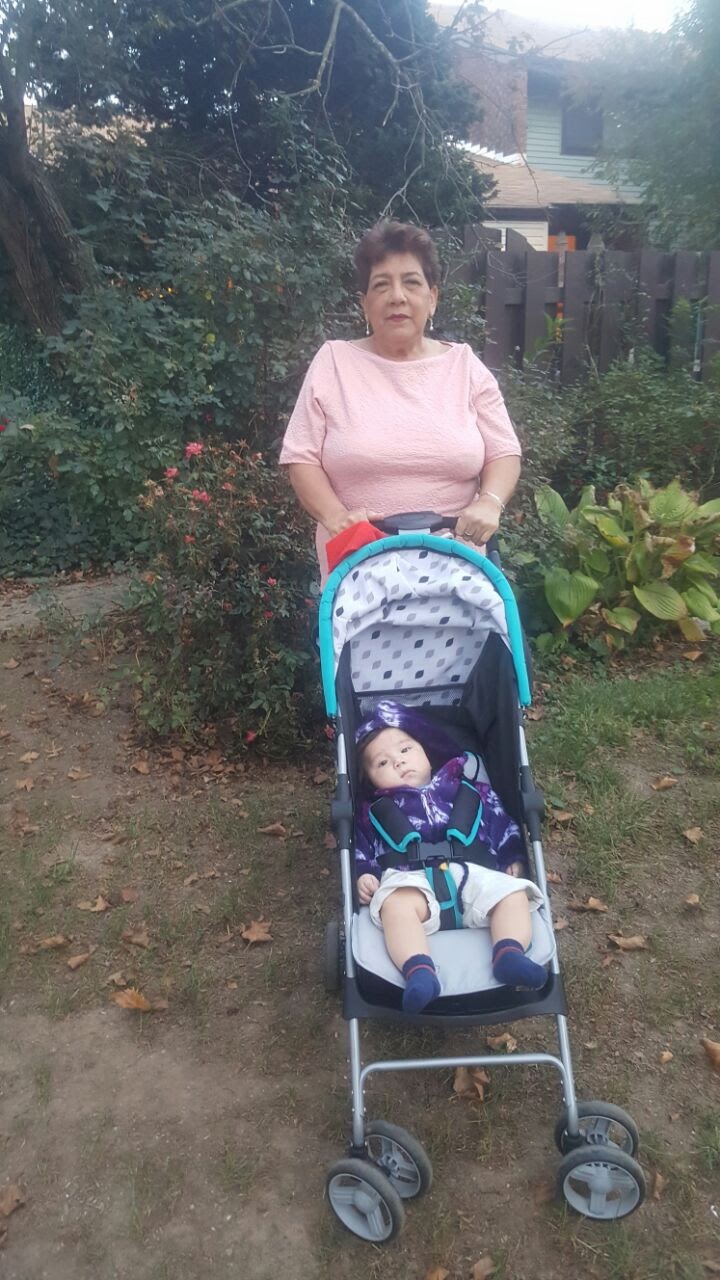 Con el cochecito